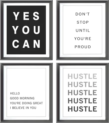 Vista 6 de AEHIE So Many Books So Little Time - Póster de pared con texto en inglés "Just One More Chapter Poster Prints for Reading Corner Decoration", cita