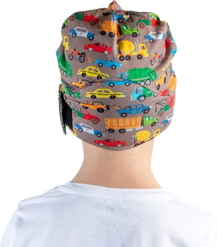 Vista 47 de Sombrero protector de cabeza para niños, diseño único y pendiente de patente, tecnología autoajustable, acolchado de seguridad para bebés y niños