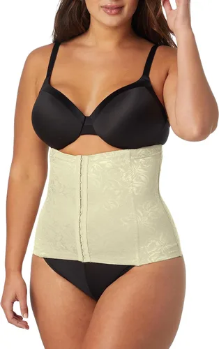 Vista 4 de Maidenform Faja moldeadora para mujer Cinturilla de Control Ultra Firme Entrenador Negro