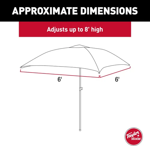 Vista 3 de Sombrilla para sol Taylor Made Products AnchorShade III, negro