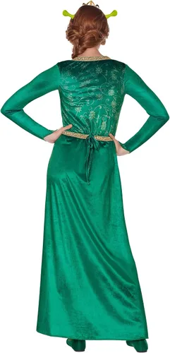 Vista 2 de Spirit Halloween Shrek - Disfraz de Fiona para adulto Con licencia oficial Disfraces de Shrek Cosplay Disfraces para parejas