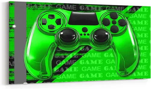 Vista 9 de Feelyou Lienzo decorativo para pared, control de juegos, oficina, pósteres para adultos, regalos de juegos, arte de pared para el baño, arte