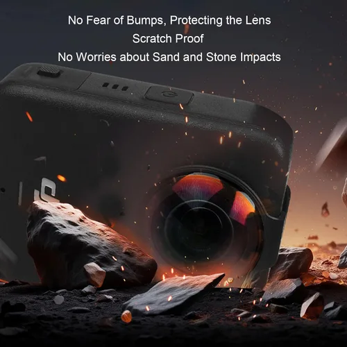 Vista 3 de ciciglow Lens Guard Fit for Osmo 360, 10H Hardness, 99% Transmittance, Water Proof, Dust Proof, Impactproof, Compatible with One X2, Osmo Action 5