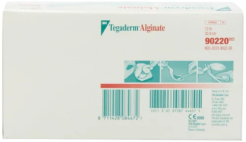 Vista 2 de 3M™ Tegaderm™ - Apósito de alginato de alta gelificación, 90220, 1 in x 2 in, vendaje estilo cuerda, 5/cartón, 4 cartones por caja