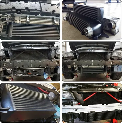 Vista 6 de Performance Tuning Intercooler compatible con 525d 535d 635d E60 E61 E63 E64 Plata