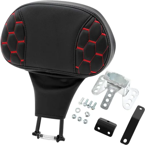 Vista 18 de Asiento de conductor, pasajero y piloto - SLMOTO Asiento de motocicleta de una pieza para 2 personas, compatible con Harley Touring Road King CVO
