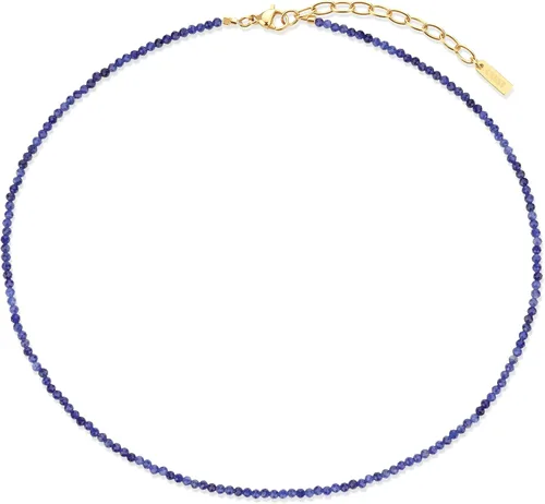 Vista 8 de COAI Collar de piedras preciosas para mujer, delicado collar de cuentas