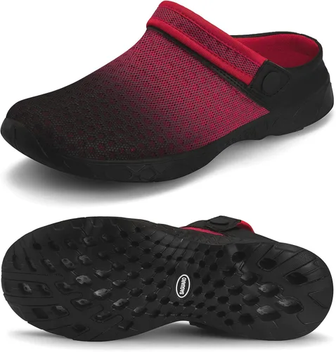 Vista 17 de SAGUARO - Zapatos de jardín de secado rápido para hombre y mujer, ligeros y transpirables. Zuecos de jardinería, sandalias de agua y malla