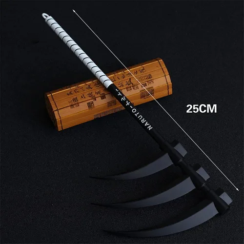 Vista 2 de DBKJ 9.84 pulgadas Ninja Anime Kakashi Namikaze Minato Hidan Espada Arma Modelo Metal Llavero Sasuke Cosplay Juguetes Regalo Colección