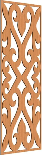 Vista 144 de Keene Paneles de pared decorativos de madera con calado, 9 3/8 pulgadas de ancho x 24 3/8 pulgadas de alto x 1/4 de alto, abedul Birch