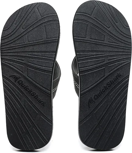 Vista 5 de Quickshark Sandalias de cuero para hombre, sandalias de playa con soporte de arco