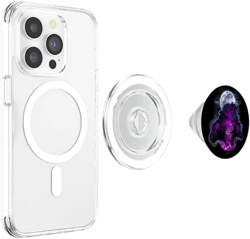 Vista 4 de Disney Beauty And The Beast Retrato iluminado por la luna PopSockets MagSafe PopGrip para iPhone