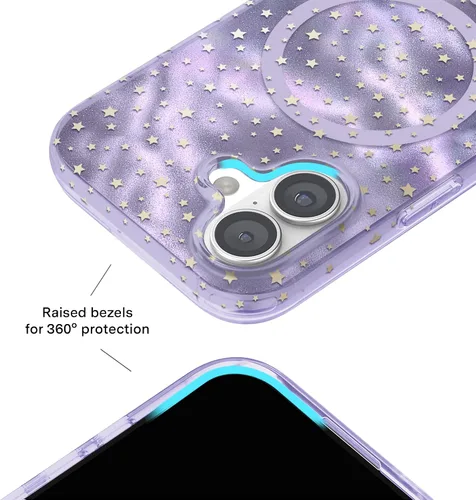 Vista 411 de VELVET CAVIAR Funda para iPhone 15, compatible con MagSafe, probada contra caídas de 10 pies, fundas protectoras de diseño, leopardo color rosa
