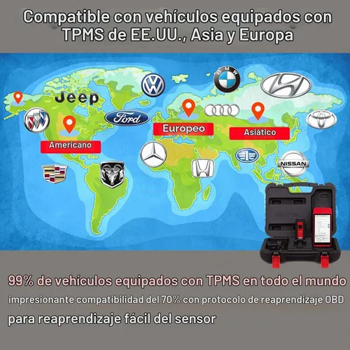 Vista 6 de Herramienta de programación Autel TPMS MaxiTPMS ITS600 Lectura/Activa/Relearn TPMS Sensor Sensor MX Sensor AutoVIN VINscan