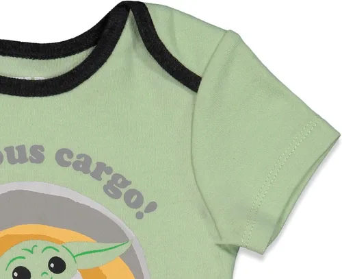 Vista 7 de STAR WARS Mandalorian The Child - Juego de capas de 4 piezas traje de camiseta