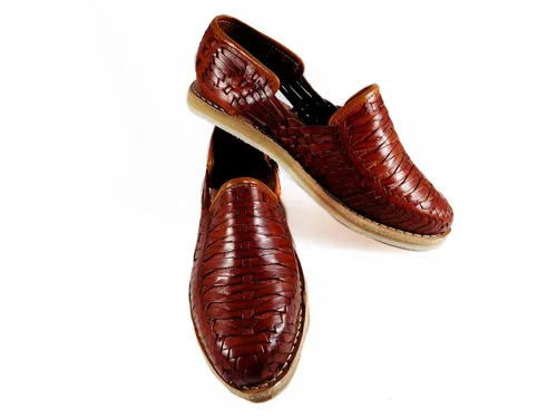 Vista 3 de Mens huarache sandal Porfirio Mahogany