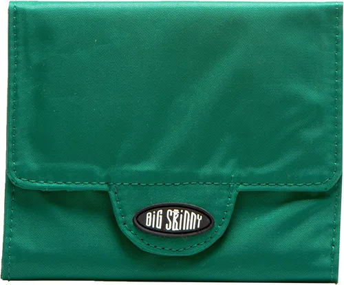 Vista 5 de Big Skinny Cartera delgada para mujer Trixie de tres pliegues, con capacidad para hasta 30 tarjetas Dotty