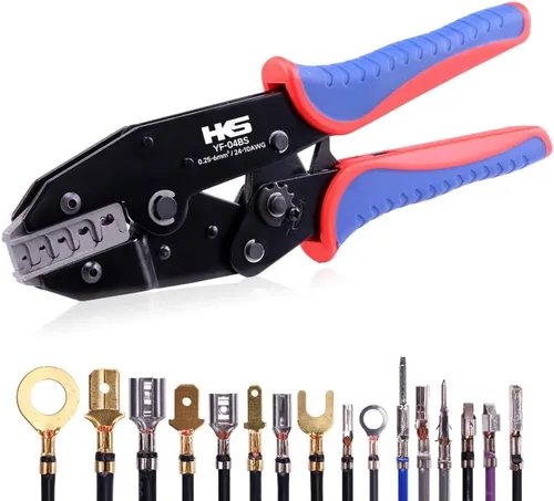 Vista 14 de HKS - Herramienta de compresión para terminales Delphi APTIV de AWG 28-18 (0.1-1mm²), Metri-Pack 150/280/630, APEX 2.8 y AMP Superseal 1.5 - SN-11BO