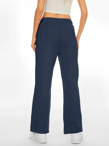 Vista 4 de AUTOMET Womens Fleece Lined Sweatpants Baggy Wide Straight Leg Pants