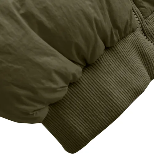Vista 3 de Chaqueta de algodón para mujer Chaleco de color sólido corto sin mangas ropa de abrigo cómodo invierno primavera