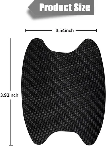 Vista 2 de Pincuttee Protector de manija de puerta de automóvil, películas protectoras para manija de puerta de automóvil, cubierta universal para manija