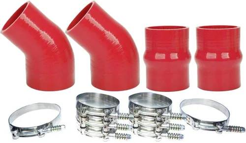 Vista 9 de Kit de arranque intercooler de silicona compatible con Dodge Ram 1994-2002 Negro