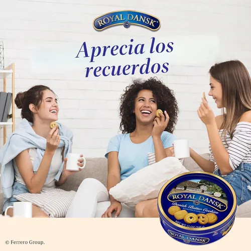 Vista 9 de Royal Dansk Selección de galletas danesas, sin conservantes ni colorantes añadidos, 12 onzas
