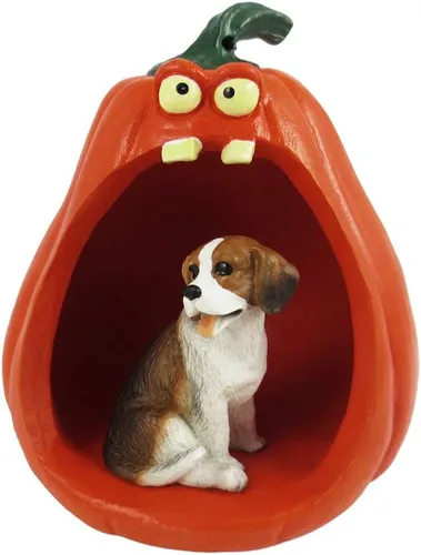 Vista 48 de Conversation Concepts Figura de Corgi galés de Halloween y calabaza Welsh Corgi Pembroke