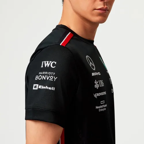 Vista 6 de Mercedes AMG Petronas Formula One Team - Colección oficial de productos de Fórmula 1 - Camiseta del equipo 2023 - Negro - Hombre - Talla XL