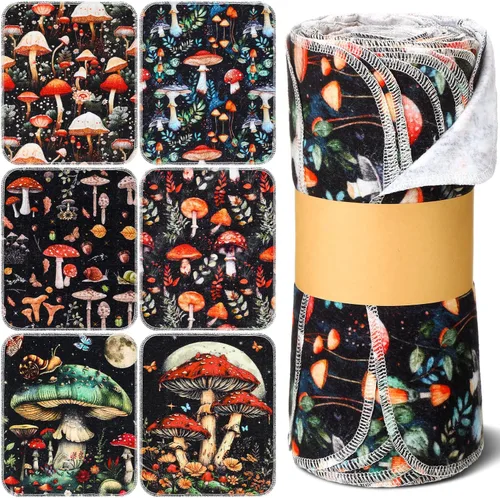 Vista 8 de Paquete de 36 paños de cocina japoneses reutilizables, trapos de limpieza lavables de algodón para el hogar (Azul)