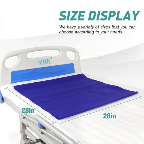 Vista 5 de YHK - Sábana deslizante tubular para traslado de pacientes, sábanas de deslizamiento para ayudar a mover a ancianos, deslizadores para autos, cama