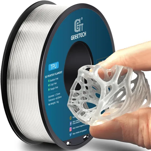 Vista 48 de Geeetech - Filamento PLA de 0.07 pulgadas, filamento de seda de bicolor, consumo dicromático de coextrusión brillante, 2.2 libras, 1 carrete