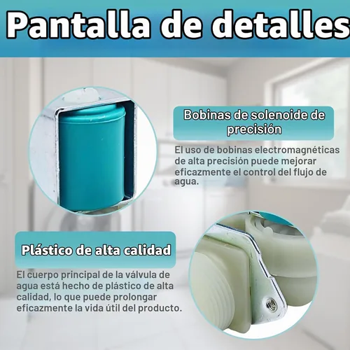 Vista 4 de Válvula de entrada de agua para lavadora apta para samsung kenmore