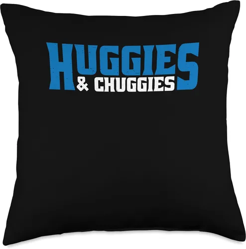 Vista 5 de Huggies n Chuggies Huggies & Chuggies - Almohada de 16 x 16 pulgadas, multicolor