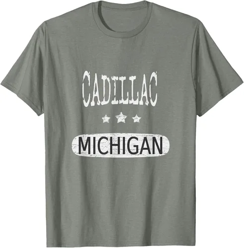 Vista 35 de Vintage Cadillac Michigan Camiseta