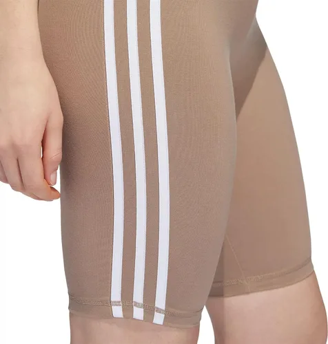 Vista 4 de adidas Pantalones cortos de ciclismo de 3 rayas Sportswear Essentials para mujer