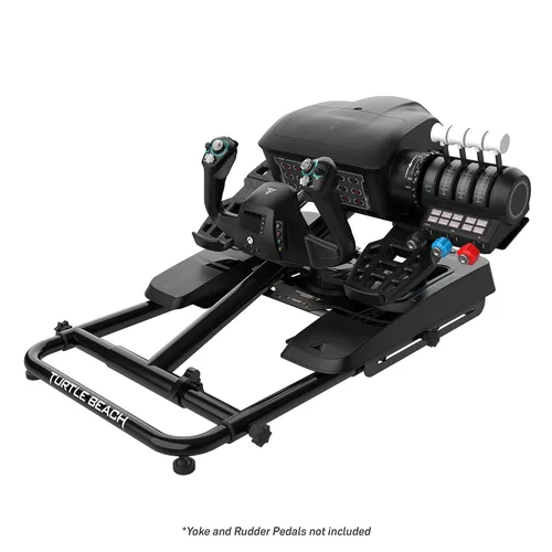 Vista 5 de Turtle Beach VelocityOne Universal Stand for Flight Simulation & Racing Simulation Accessories with adjustable height design, metal construction
