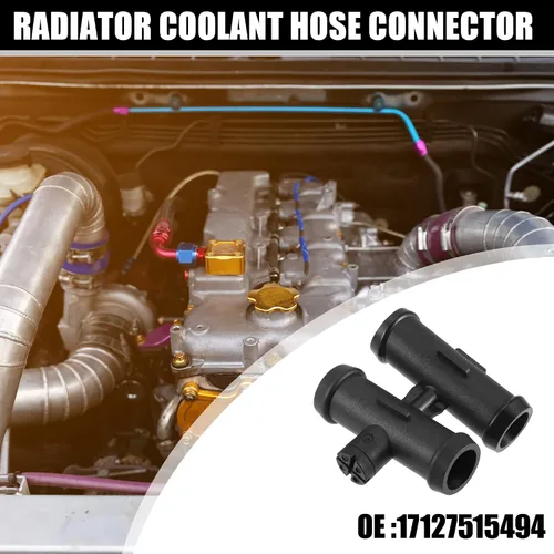 Vista 2 de X AUTOHAUX Tubo conector de manguera de agua refrigerante 17127515494 para Mini Cooper 2002-2008 Base 1.6L L4 - Manguera de radiador de gas