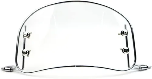 Vista 2 de Parabrisas para patinete, motocicleta, parasol a prueba de viento para bicicleta eléctrica (transparente)