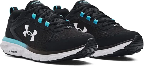 Vista 5 de Under Armour Charged Assert 9 para hombre, (009) NegroAzul SurfBlanco, 10, EE. UU, (009) NegroAzul SurfBlanco
