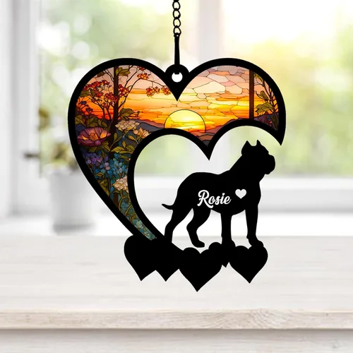 Vista 70 de NAZENTI Atrapasoles personalizado de sabueso afgano, adorno conmemorativo personalizado para la pérdida de mascotas, regalo de condolencia