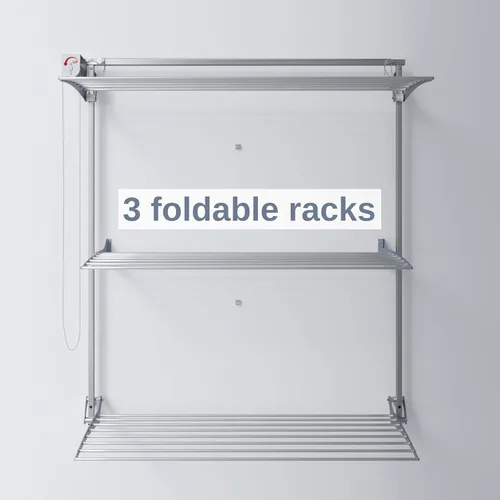 Vista 2 de foxydry Aireador vertical de pared de torre para uso en interiores y exteriores (gris, 34.6 pulgadas) made of aluminum and stainless steel