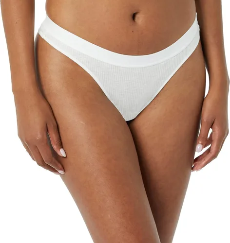 Vista 5 de Tienda Essentials Ropa interior acanalada para mujer paquete de 4