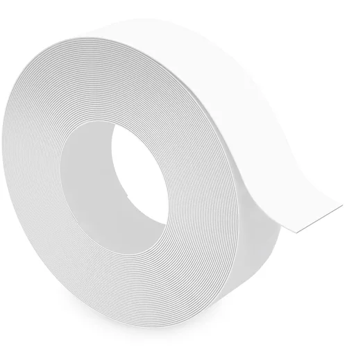 Vista 10 de Bandas de borde de PVC negro, rollo de 1 1/2 "x 10 pies - Borde flexible pre-pegado