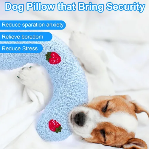 Vista 2 de Almohada para Perros Mity Rain, Almohada de Alivio de la Ansiedad para Perros, Almohada Ultra Suave de Alta Densidad Calmante para Alivio de Azul