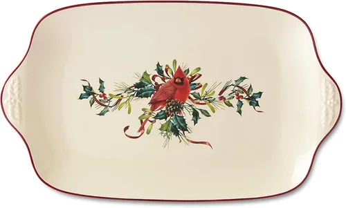 Vista 14 de Lenox 899170 Winter Greetings - Juego de bandeja y esparcidor de 3 piezas