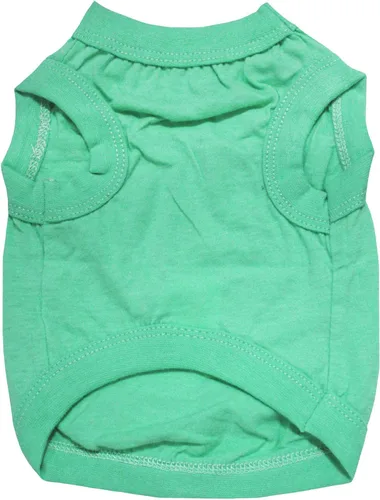 Vista 2 de Petitebella Camisa lisa para perro cachorro de un solo color (azul aguamarina, XS)