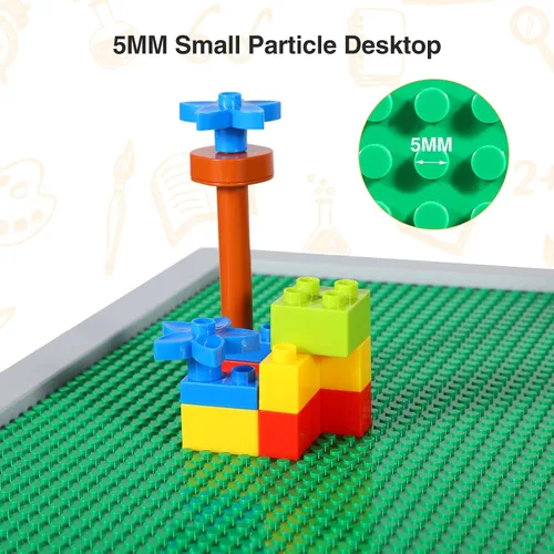 Vista 4 de RedSwing Mesa de actividades para niños con almacenamiento, mesa de juegos gris