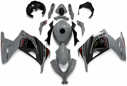 Vista 34 de US STOCK Pink Gray Chameleon Fairing Fit for Kawasaki Ninja 2013-2017 EX300 020 Pink Gray Chameleon