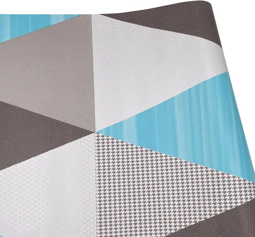 Vista 7 de Yifel y Revestimiento de estante de estilo nórdico con patrón triangular de PVC para cajón, cubierta de papel para el hogar, laptop, computadora